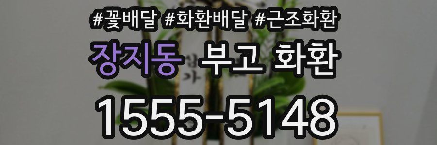 장지동 부고 화환