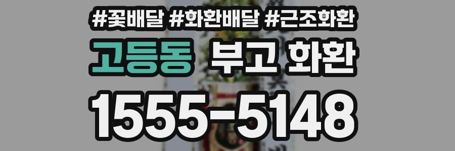 고등동 부고 화환