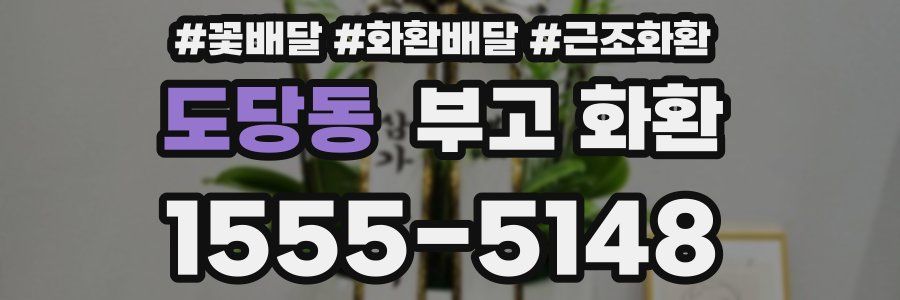 도당동 부고 화환