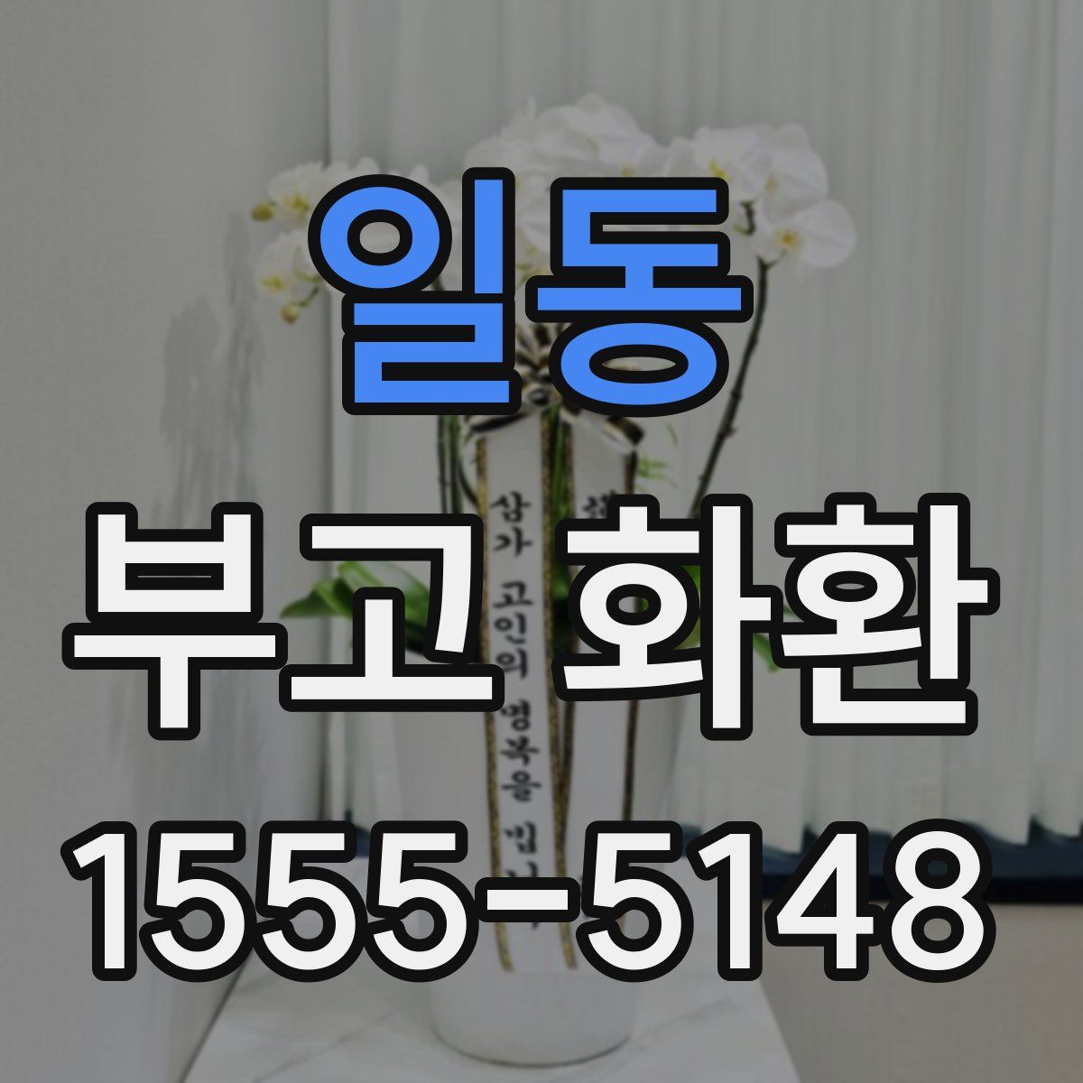 일동 부고 화환