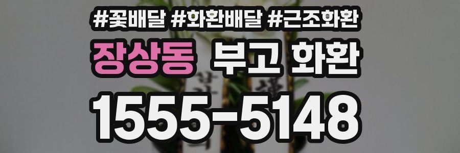 장상동 부고 화환