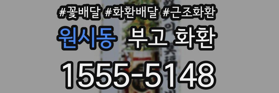 원시동 부고 화환