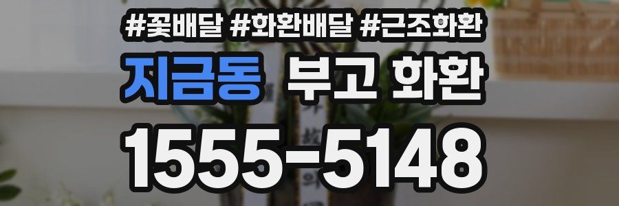 지금동 부고 화환