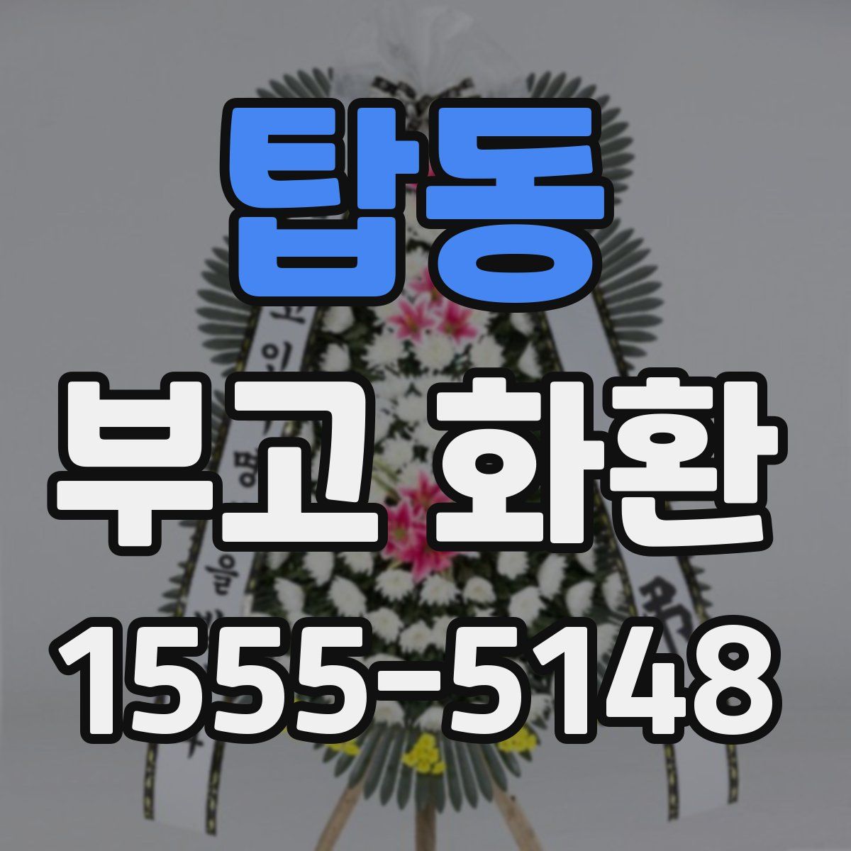 탑동 부고 화환