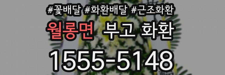 월롱면 부고 화환