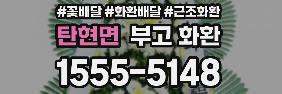 탄현면 부고 화환