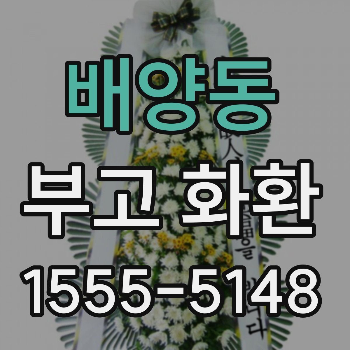 배양동 부고 화환