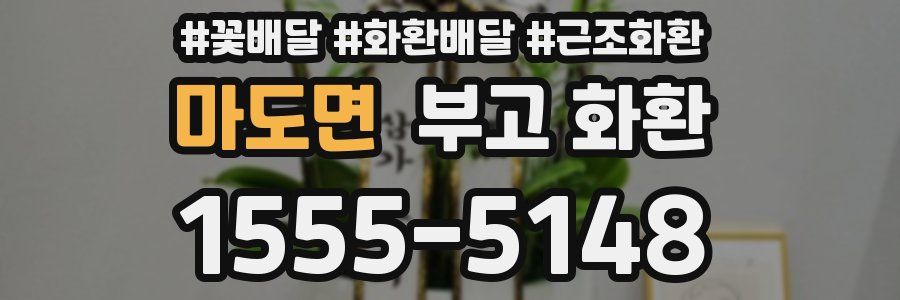 마도면 부고 화환