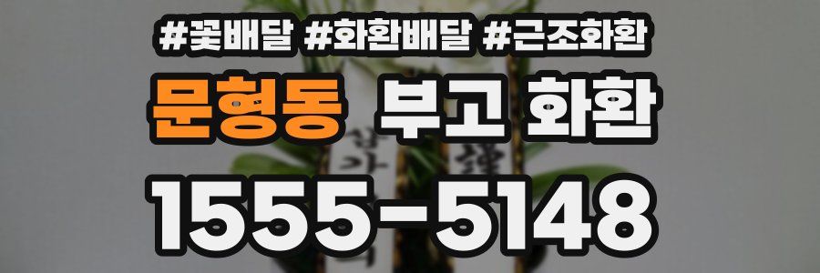 문형동 부고 화환