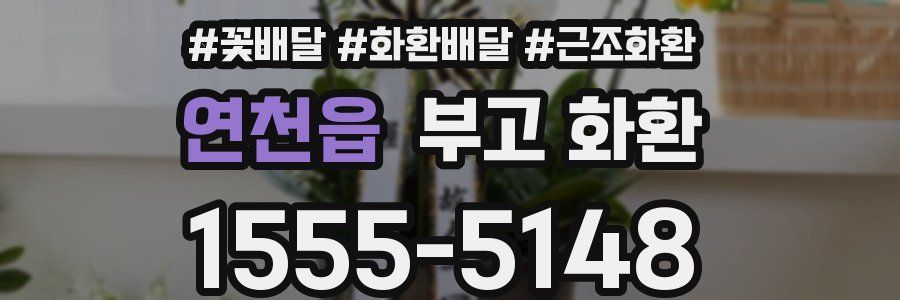 연천읍 부고 화환