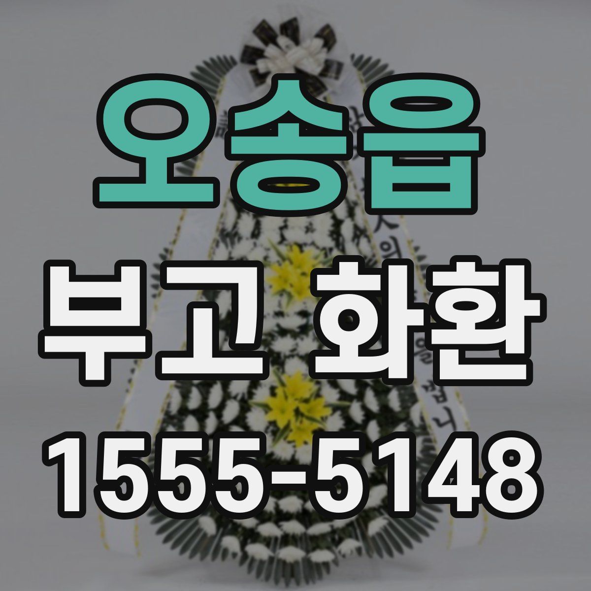 오송읍 부고 화환