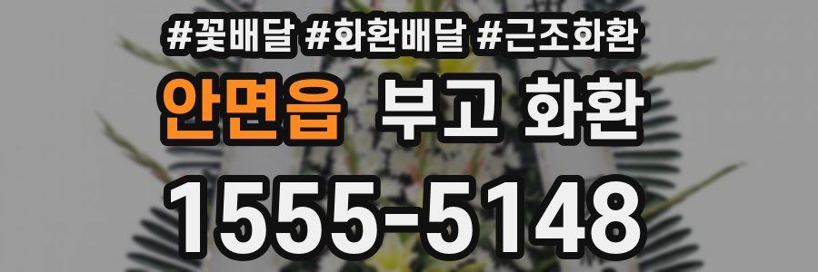 안면읍 부고 화환