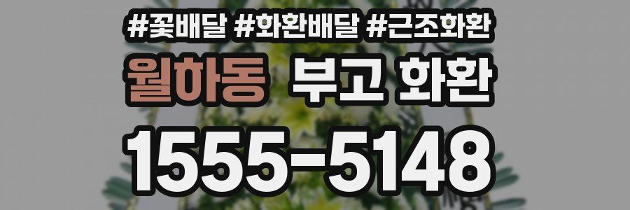 월하동 부고 화환