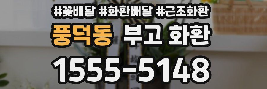 풍덕동 부고 화환