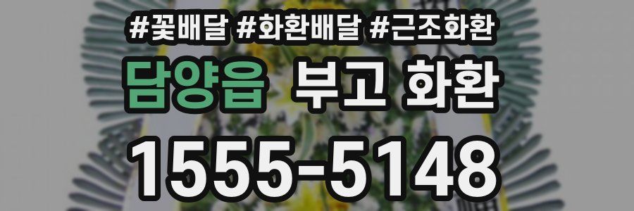 담양읍 부고 화환