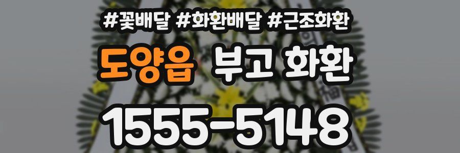 도양읍 부고 화환