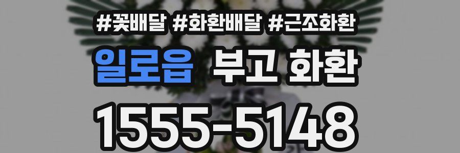 일로읍 부고 화환