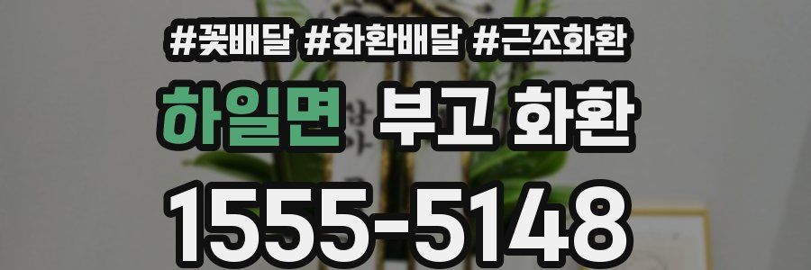 하일면 부고 화환