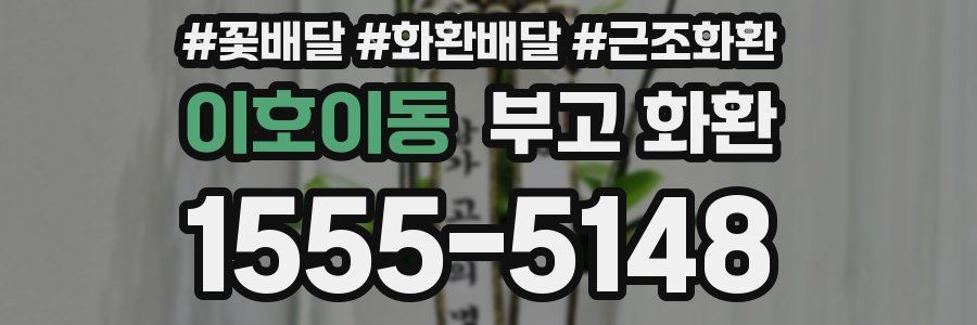 이호이동 부고 화환