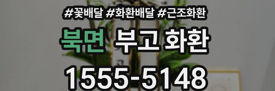 북면 부고 화환