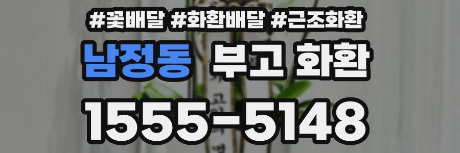 남정동 부고 화환
