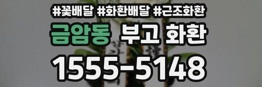 금암동 부고 화환