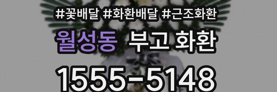 월성동 부고 화환