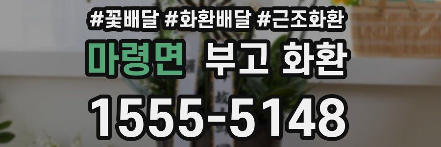 마령면 부고 화환