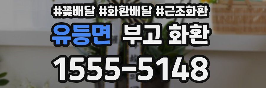 유등면 부고 화환