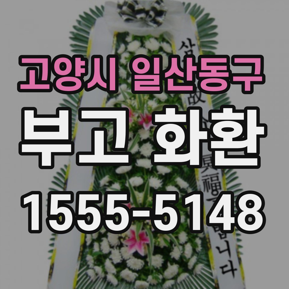 고양시 일산동구 부고 화환