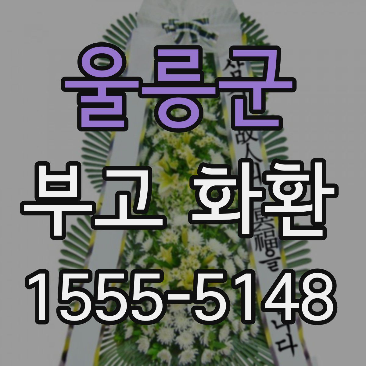 울릉군 부고 화환