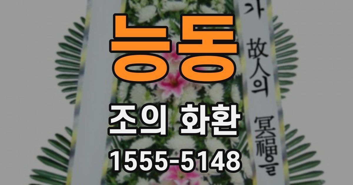 능동 조의 화환