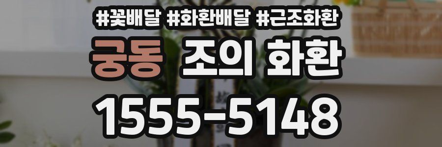 궁동 조의 화환