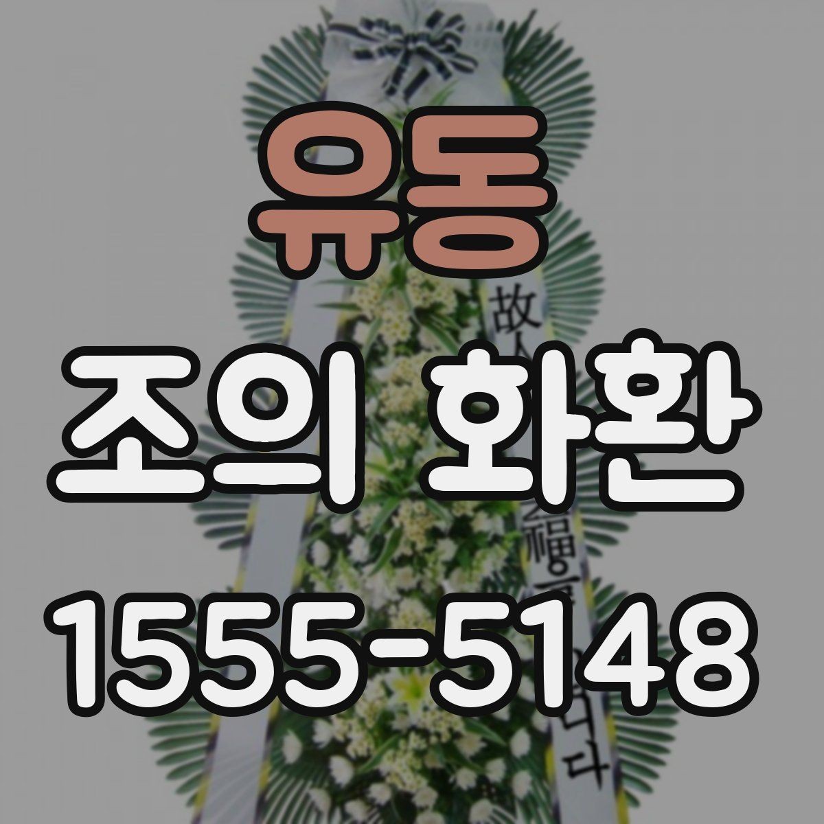 유동 조의 화환 상황에 맞는 정중한 표현 정리
