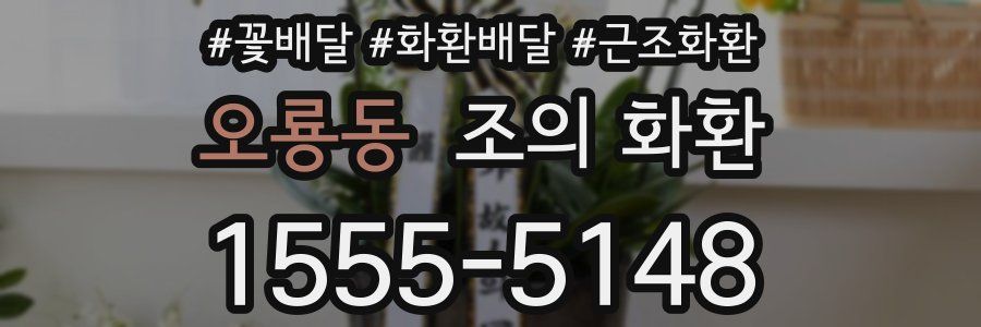 오룡동 조의 화환