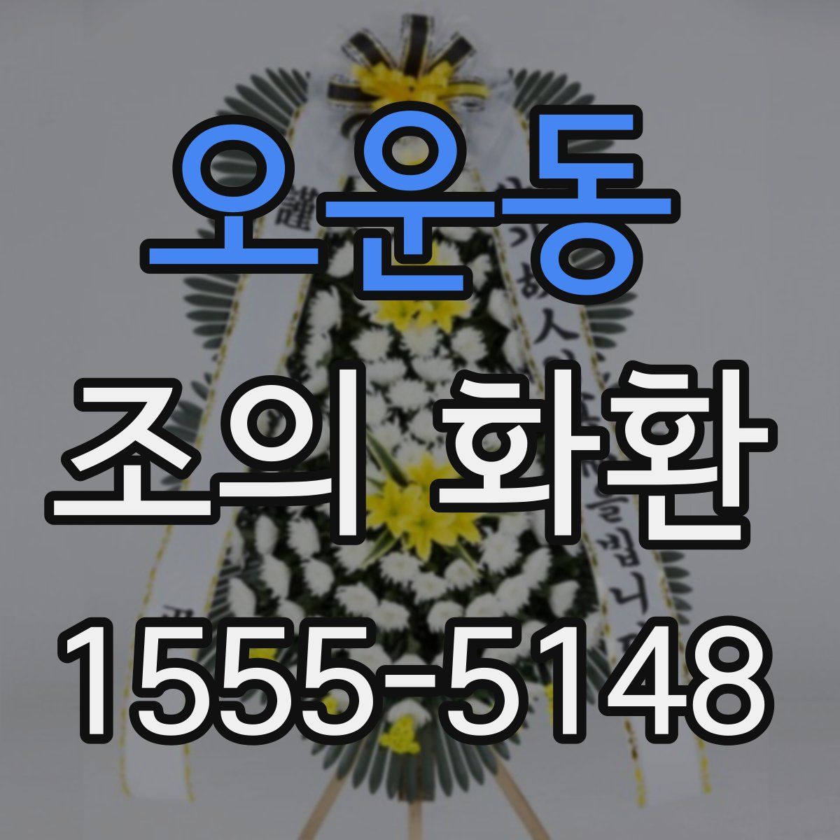 오운동 조의 화환