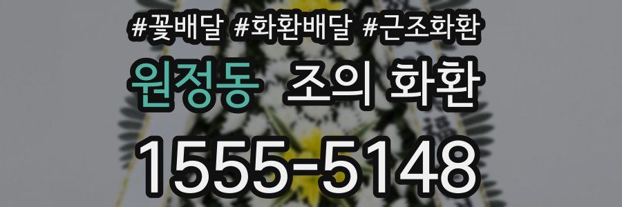 원정동 조의 화환