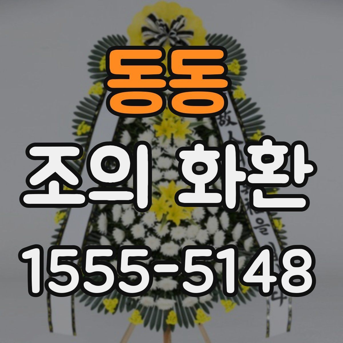 동동 조의 화환 가격대와 구성 살펴보기