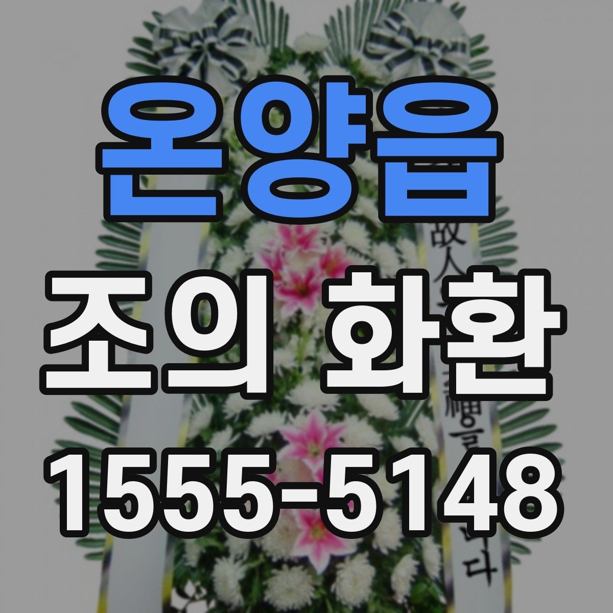 온양읍 조의 화환 실제 주문 전에 비교할 항목