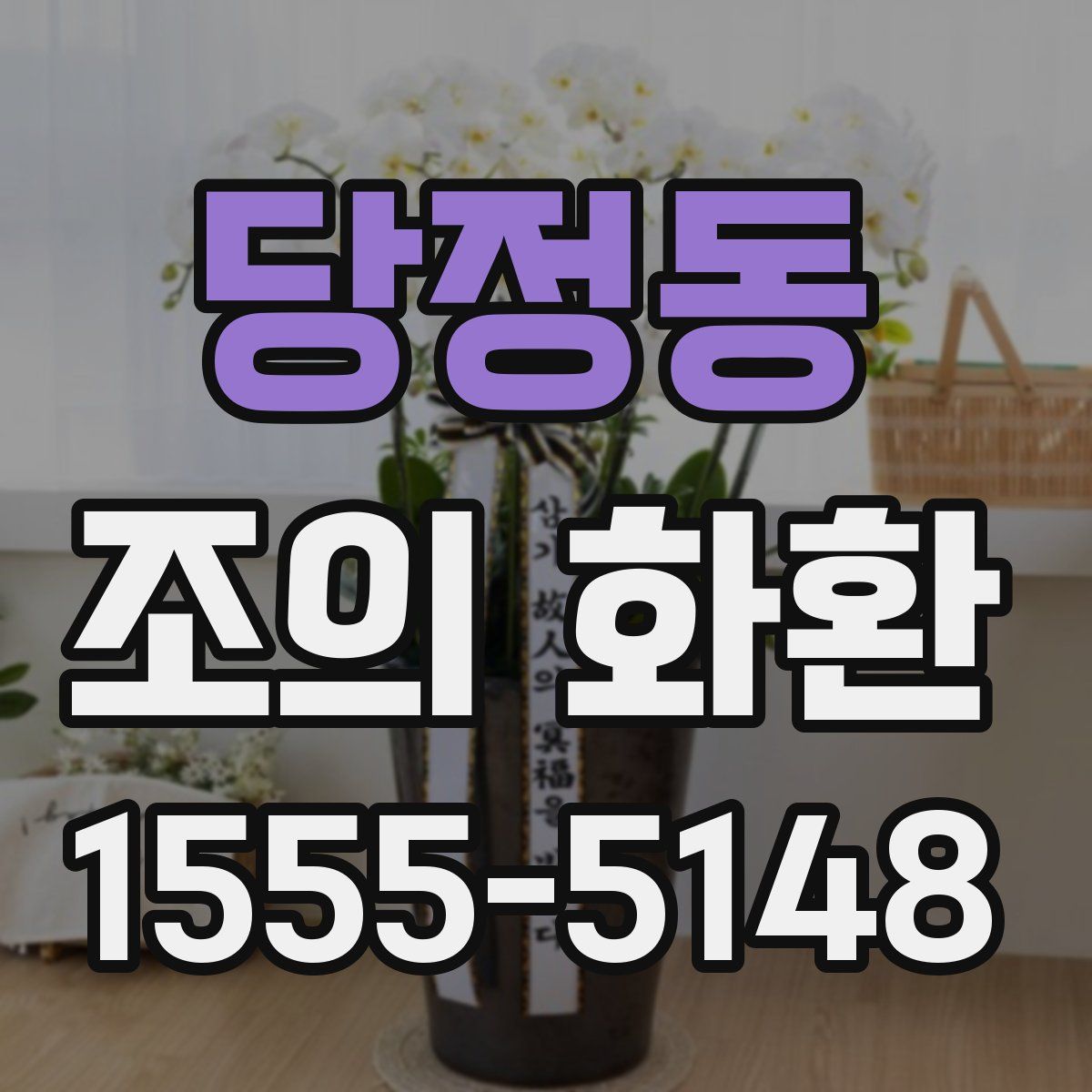 당정동 조의 화환