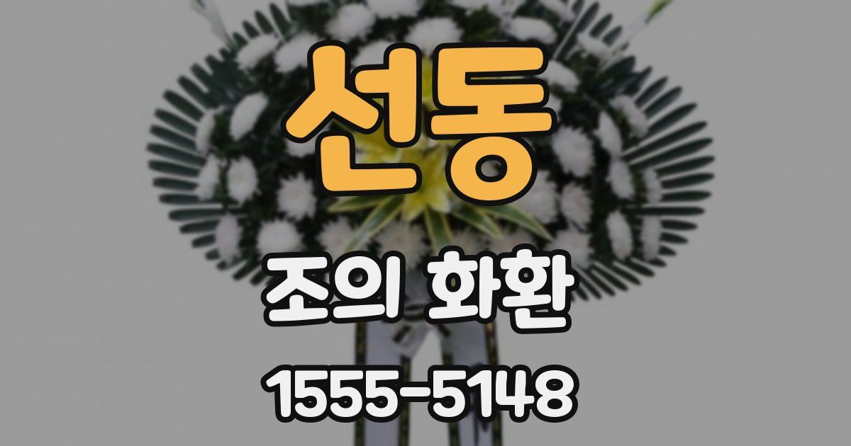 선동 조의 화환