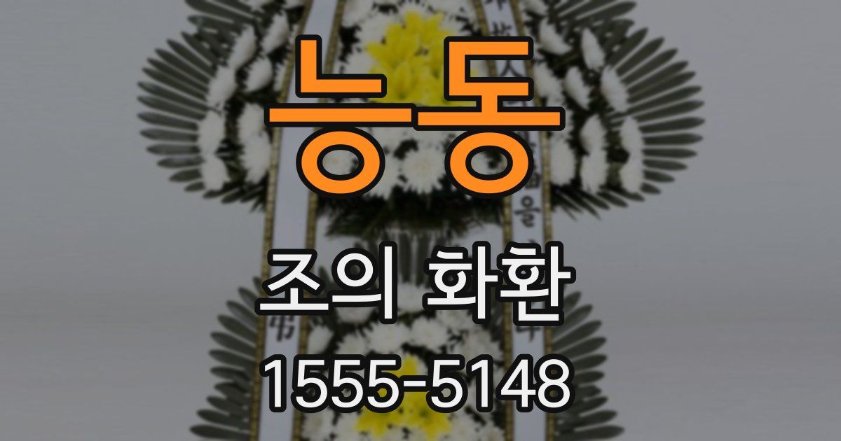 능동 조의 화환