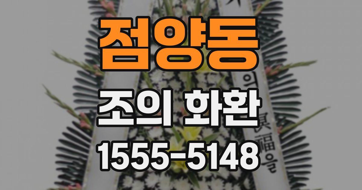 점양동 조의 화환