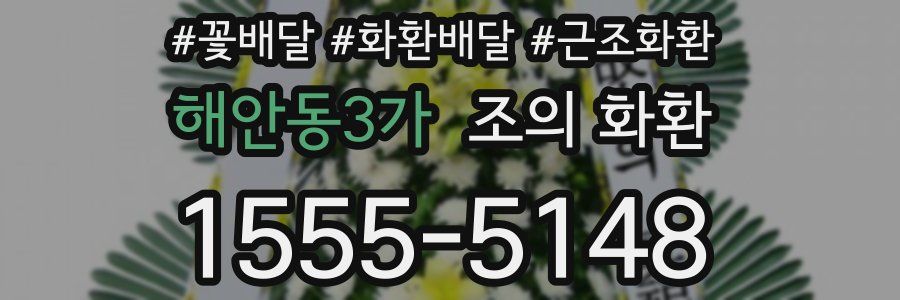 해안동3가 조의 화환