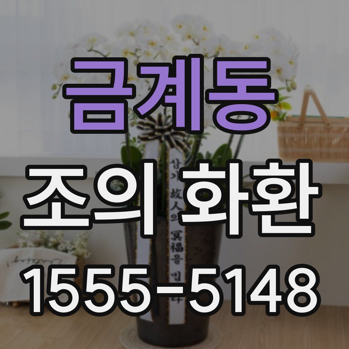금계동 조의 화환