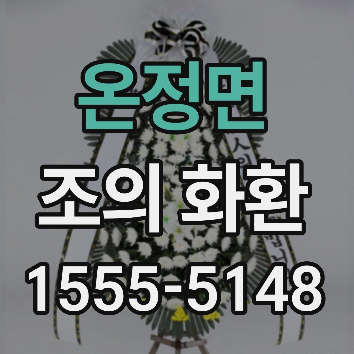 온정면 조의 화환 장례식 예절에 맞춘 선택 기준