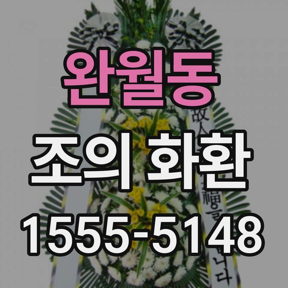 완월동 조의 화환 지역별 배송 차이와 주의점