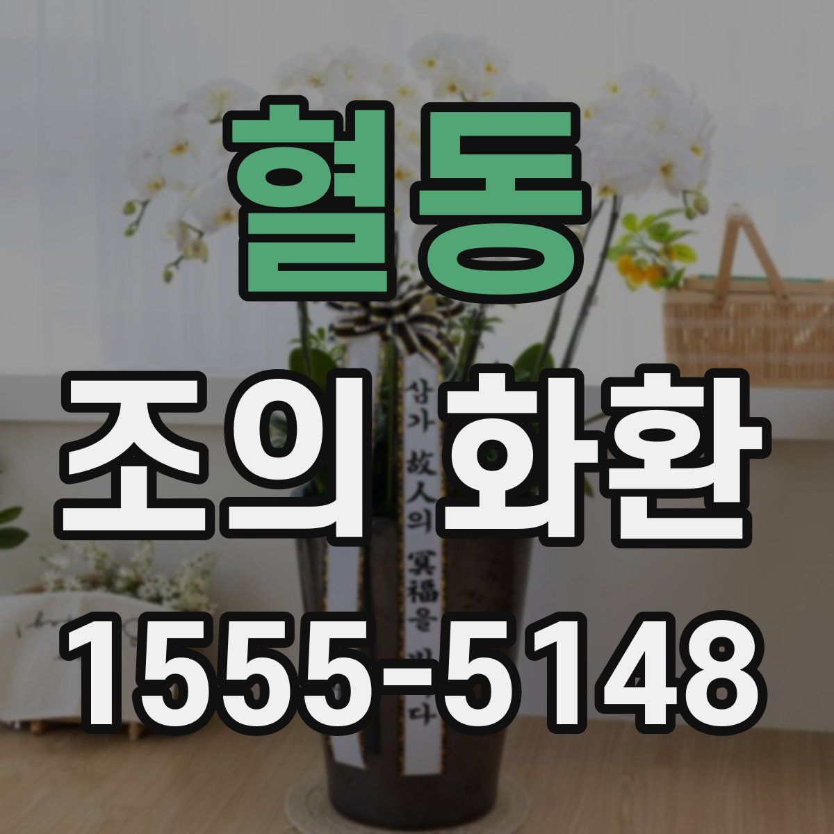 혈동 조의 화환