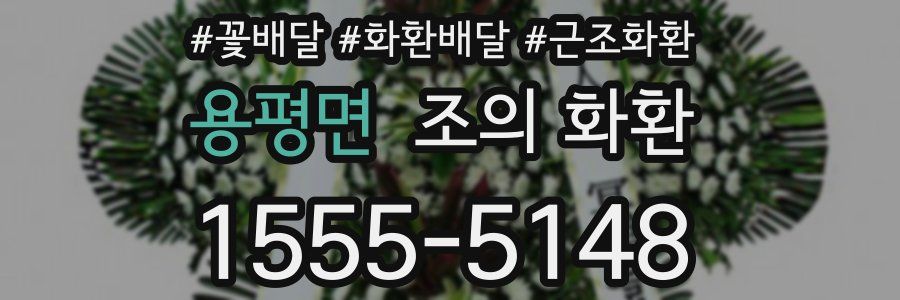 용평면 조의 화환