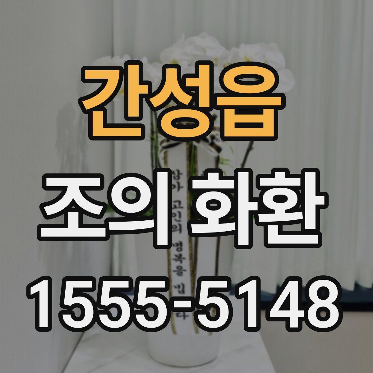 간성읍 조의 화환 보낼 때 확인할 점